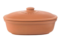 Romertopf clay bread bin oval medium, terracotta\80805