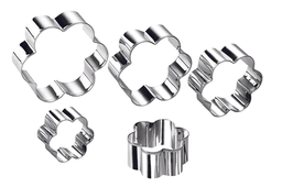 Ghidini Flower-shaped Cookie Cutter Set (5 pcs) \ 2043