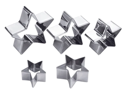 Ghidini Star-shaped Cookie Cutter Set (5 pcs) \ 2046