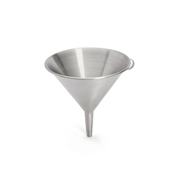 Stainless steel funnel. 12 \3356.12N