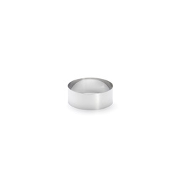 Stainless Steel Round Pastry Ring (Ø10 cm, H 4.5 cm) \ 3989.10