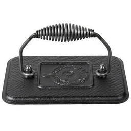 Rectangular Cast Iron Grill Press 6.75In x 4.5In \ LGP3