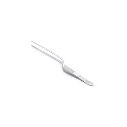 Stainless steel curved tweezer 20 cm\4237.20