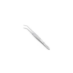 Stainless steel tweezer with curved end 15cm \4239.15