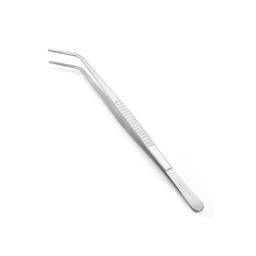 Stainless steel tweezer with curved end 30cm  \4239.30