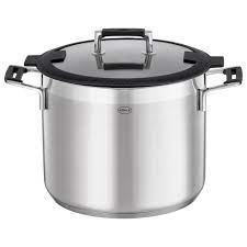 High Casserole 024cm/9.5 High SILENwith lid, slainless sleel/91963