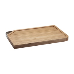 Cutting Board 36x24cm with stainless steel handle \ 15032
