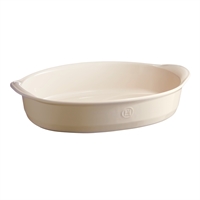 LARGE OVAL OVEN DISH(White) \029054-B21