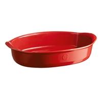 LARGE OVAL OVEN DISH(Burgundy) \349054