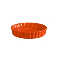 Deep Flan Dish 24 cm (Orange Tuscany)\ 766024