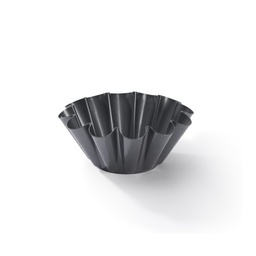 Brioche fluted mould, non-stick steel 22cm
