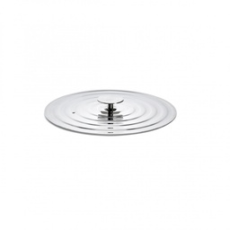 Universal stainless steel lid for pans 20-24 cm