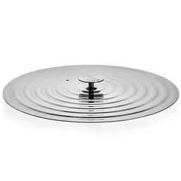 Universal stainless steel lid for pans 26-28 cm