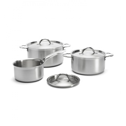 Stainless steel saucepan ALCHIMY Set of 6 Pcs