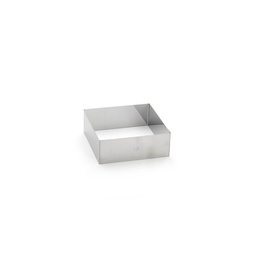 Stainless steel square dessert ring, 4.5 cm height \ 3906.12