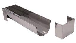 Stainless steel dessert log mould with removable ends \ 3206.3