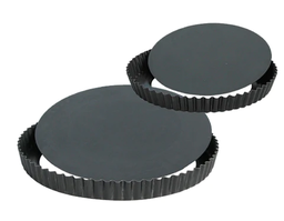 Fluted Iron Pie Pan With Removable Base (32 cm) \ 5357.32