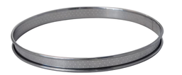 Stainless Steel Round Perforated Tart Ring (10 cm, H 2 cm) \ 3093.10