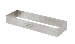 PERFORATED ST-STEEL TART RING RECTANG. H3.5 12X4 \3098.30
