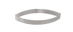 Stainless steel perforated tart rings12x5.5x2 \3099.70