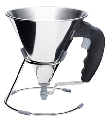 KWIK mini stainless steel piston funnel - 0.8 L-BLACK \3353.00