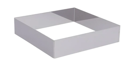 Stainless steel square dessert ring(8 cm, H 4.5 cm) \3906.08