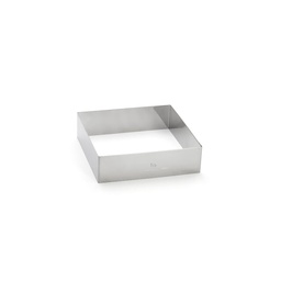 Stainless steel square dessert ring(16 cm, H 4.5 cm) \3906.16