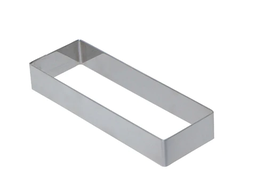 Stainless Steel pastry rectangle and cutter (11.5X4cmH 1.7cm)  \ 3943.11