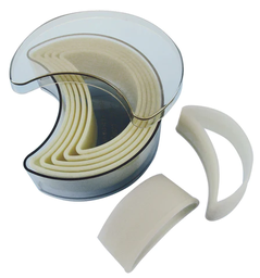 Box Of 7 plastic cutters - PLAIN  MOON G \ 4304.20