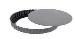 Round fluted tart mould with removable bottom ?32CM \4706.3244