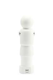 Bisetti - Soccer Player spice mill (white) \ 33830
