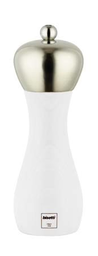 Bisetti - Steel head salt mill (white) \ 42555