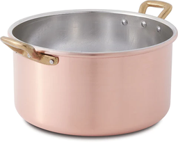 Cu Artigiana - Traditional high copper saucepan (28 cm) \ 220/28