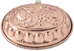 Cu Artigiana - Oval copper cake and pie pan \ 5100