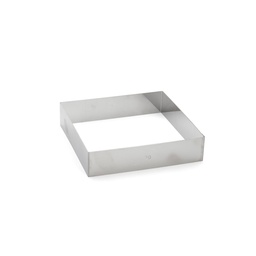 Stainless steel square dessert ring(20 cm, H 4.5 cm) \3906.20