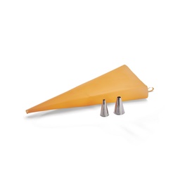 Professional Polyurethane Pastry Bag + 2 Stainless Steel Nozzles \ 4347.03