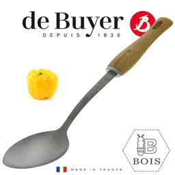 SPOON STAINLESS STEEL WOODEN BBOIS HANDLE \2701.01